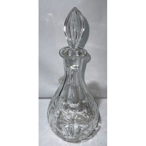 419 - Ornate Crystal Decanter