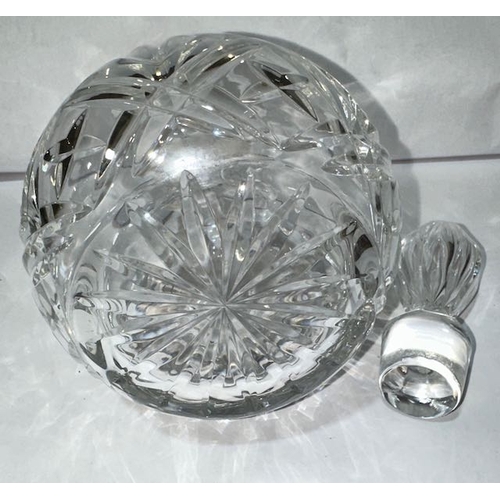 419 - Ornate Crystal Decanter