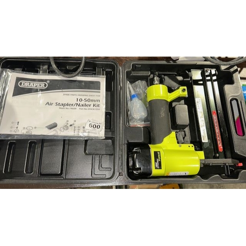 600 - Draper Air Stapler/Nailer In case