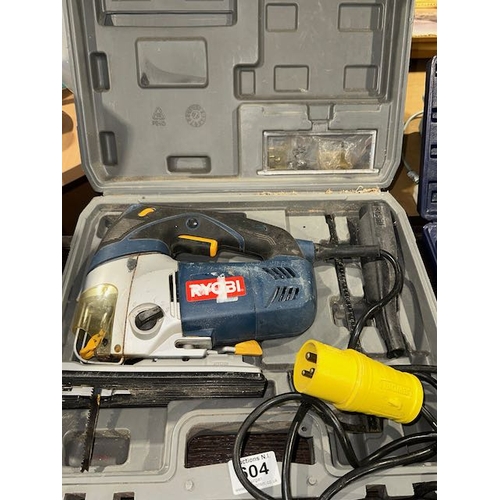 604 - Ryobi 110v Jigsaw In case