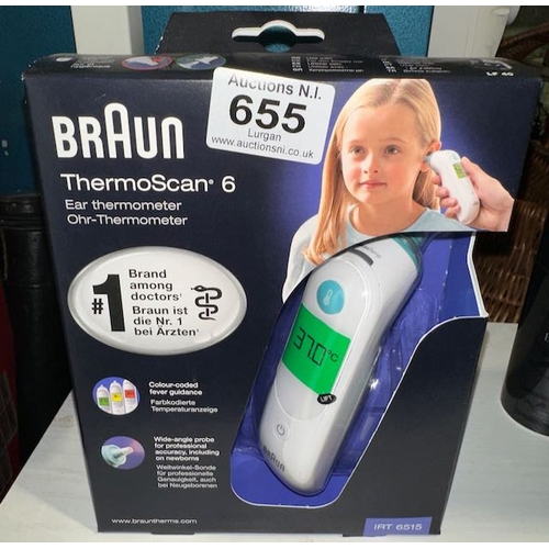 655 - Braun Thermoscan 6 - Box Sealed