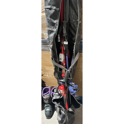 651B - Ski Lot- Skis, Bag, Poles, Boots