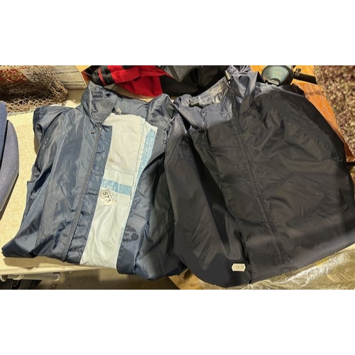 573 - 2 x waterproof jackets Size Med