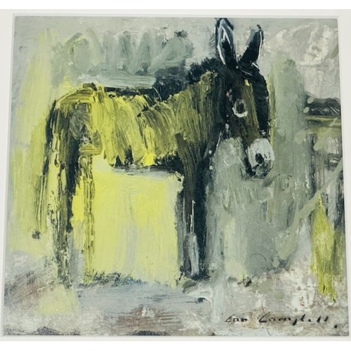 1014 - Box Framed Con Campbell Print, The Donkey, 10