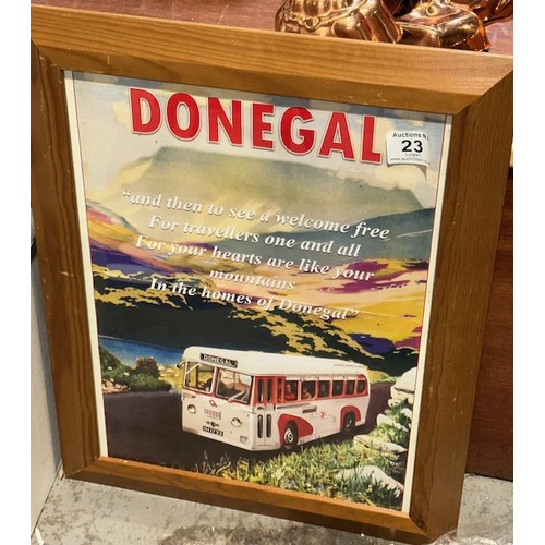 23 - Framed Donegal Poster