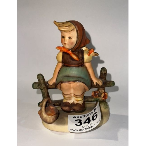 346 - Goebel Girl on Fence