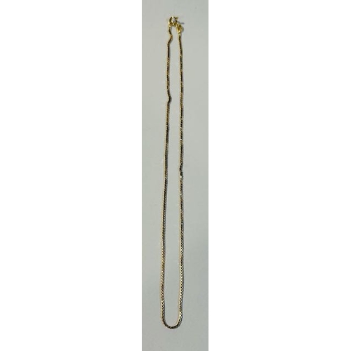 357 - 9ct Gold Box Chain Necklace