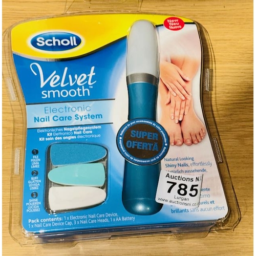 785 - Scholl Velvet Smooth Nail Care System - Box Sealed