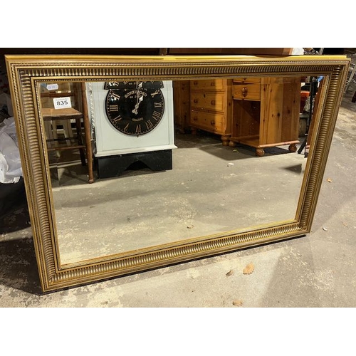 835 - Large Gilt Framed bevelled Mirror