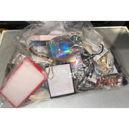 852 - Clear Bag Of Jewellery