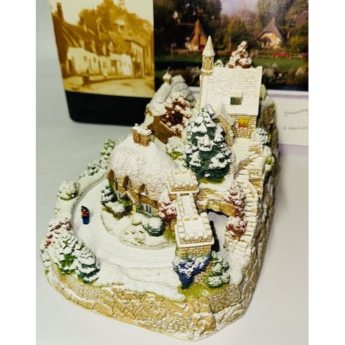 1147 - Boxed Lilliput Lane - Ltd Ed No 15 Musical with Movement - Winter Wonderland - With Cert