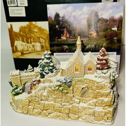 1147 - Boxed Lilliput Lane - Ltd Ed No 15 Musical with Movement - Winter Wonderland - With Cert