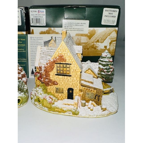 1148 - Boxed Lilliput Lane x2 - 2007 Christmas Special Edition The Angel Inn + 2006 Christmas Special Edtio... 