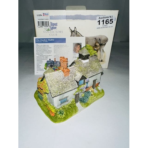 1165 - Boxed Lilliput Lane - Collectors Club 2010/2011 Club Speical Edition - The Donkey Stable