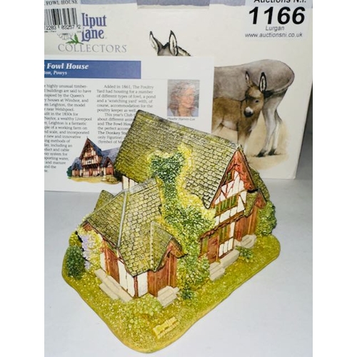 1166 - Boxed Lilliput Lane - Collectors Club 2010/2011 Special Edition - THhe Fowl House