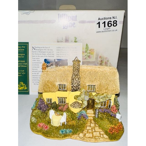 1168 - Boxed Lilliput Lane - Collectors Club 2007/2008 Special Edition - Honey Pot Tearoom