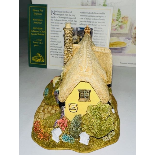 1168 - Boxed Lilliput Lane - Collectors Club 2007/2008 Special Edition - Honey Pot Tearoom