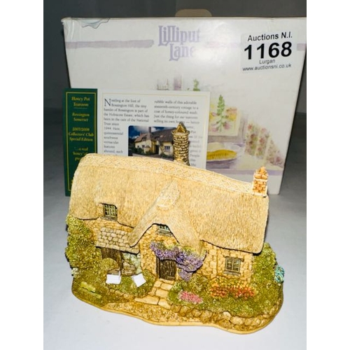 1168 - Boxed Lilliput Lane - Collectors Club 2007/2008 Special Edition - Honey Pot Tearoom