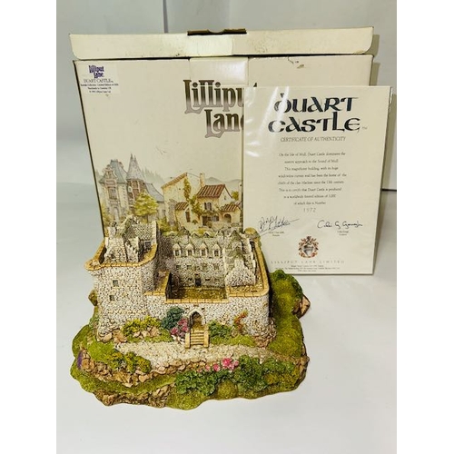 1186 - Boxed Lilliput Lane - Ltd Ed No 1972/300 with Cert - Duart Castle