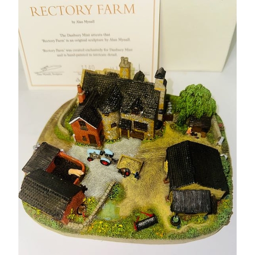 1202 - Danbury Mint By Alan Mynall Original Sculpture, Rectory Farm, With Cert In Original Box