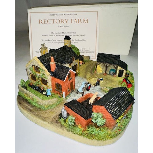 1202 - Danbury Mint By Alan Mynall Original Sculpture, Rectory Farm, With Cert In Original Box