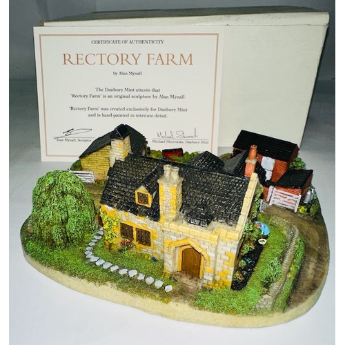 1202 - Danbury Mint By Alan Mynall Original Sculpture, Rectory Farm, With Cert In Original Box