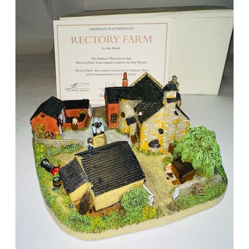 1202 - Danbury Mint By Alan Mynall Original Sculpture, Rectory Farm, With Cert In Original Box