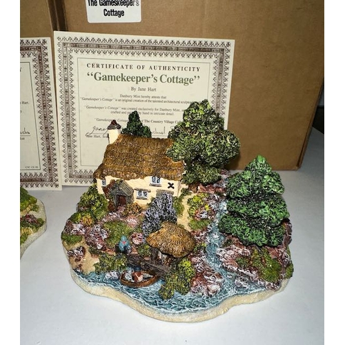 1208 - Danbury Mint By Jane Hart, From The Country Village Collection, Original Sculptures - The Bell Inn +... 