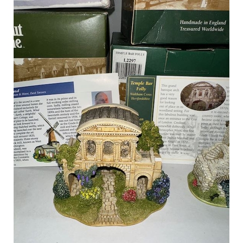 1220 - Lilliput Lane Cottage x 8, All AS Found With Small Chips, See Pics For Details, Some Boxed