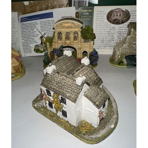 1220 - Lilliput Lane Cottage x 8, All AS Found With Small Chips, See Pics For Details, Some Boxed