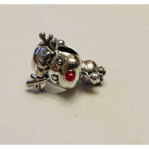 952 - Pandora Red Nose Reindeer Charm