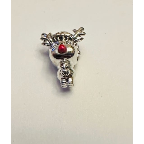 952 - Pandora Red Nose Reindeer Charm