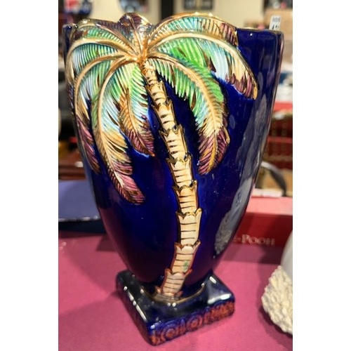 133 - Large Beswick Palm Tree Vase