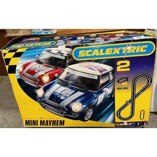 19 - Scalextric Mini Mayhem - Boxed