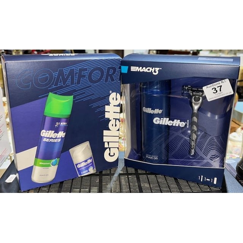 37 - Gillette Gift Set x 2