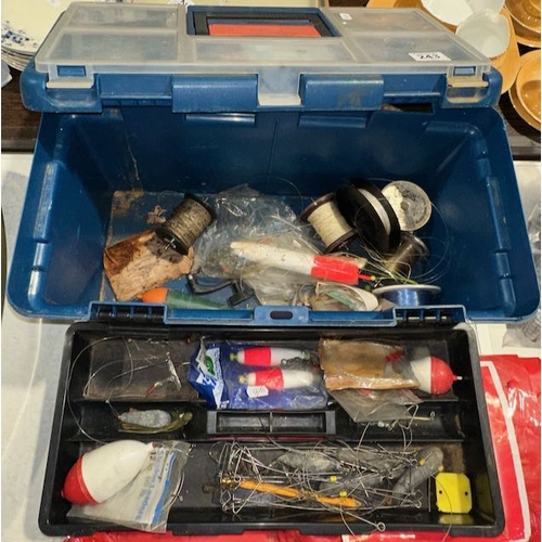 Large Box Of Fishing Tackle