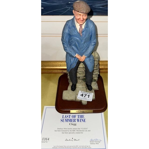 471 - Danbury Mint BBC Last of the Summer Wine - Clegg - with Cert