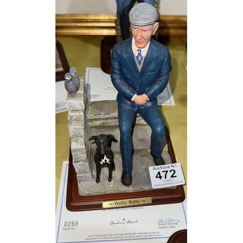 472 - Danbury Mint BBC Last of the Summer Wine - Wally Batty - with Cert