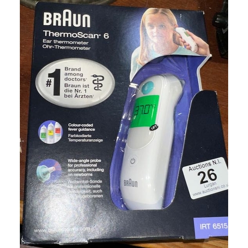 26 - Braun Thermoscan 6 - Box Sealed