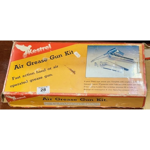 28 - Kestrel Air Grease Gun Kit - Boxed