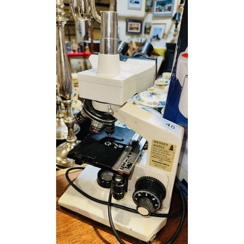 48 - Wessex WM223 Microscope - Untested