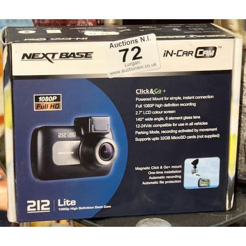 72 - Next Base Dash Cam - Boxed