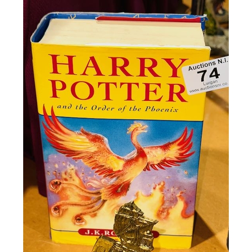 74 - Harry Potter & The Order Of The Pheonix 1st Edition Hard Back