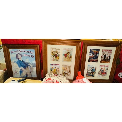 96 - 3 x Framed Advertising Prints