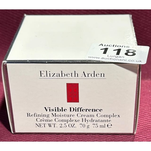 118 - Elizabeth Arden Visible Difference Refining Moisture Cream