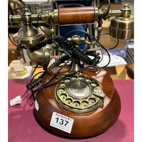 137 - Vintage Style Telephone