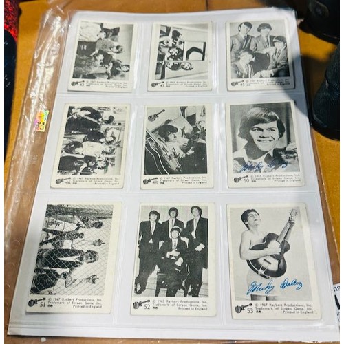 114 - The Monkees 1960s Collectable Trading Cards - Some Signed