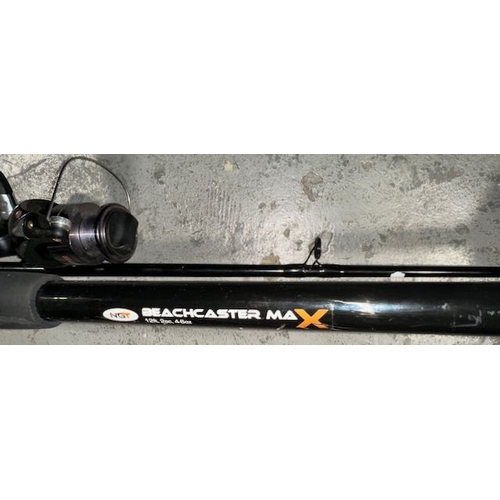 268 - NGT Beachcaster 2pc Rod With reel