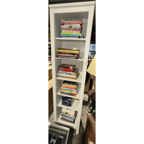 283 - White 6 Tier Bookcase