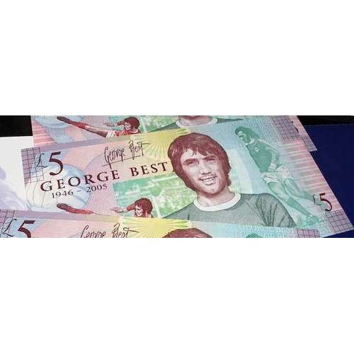 725 - George Best £5 Note - Serial No GB 871098